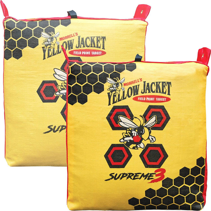 Morrell Yellow Jacket Supreme 3 28 Pound Field Point Archery Bag Target (2 Pack)