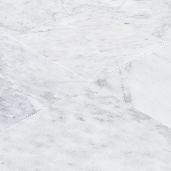 Mugla White Marble Tiles Polished Floor and Wall Tile - Belair Collection