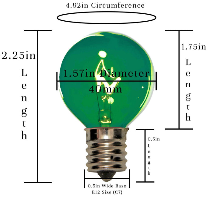 Multi-Color G40 Light Bulbs