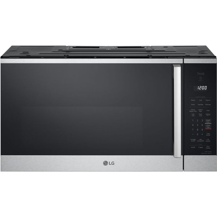 1.8 CF Over-the-Range Microwave, 300 CFM, ThinQ, EasyClean, New Handle MVEM1825X