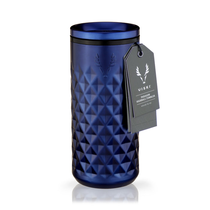 Paragon Stainless Steel Highball Tumbler in Electric Blue