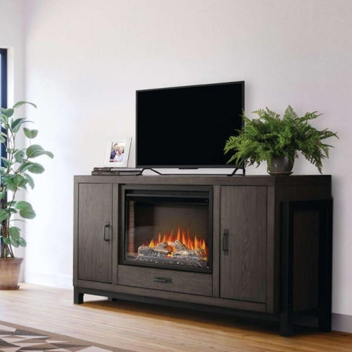 Napoleon Essential Series The Franklin TV Stand with Electric Fireplace for 75-Inch TV (NEFP30-3020RK)