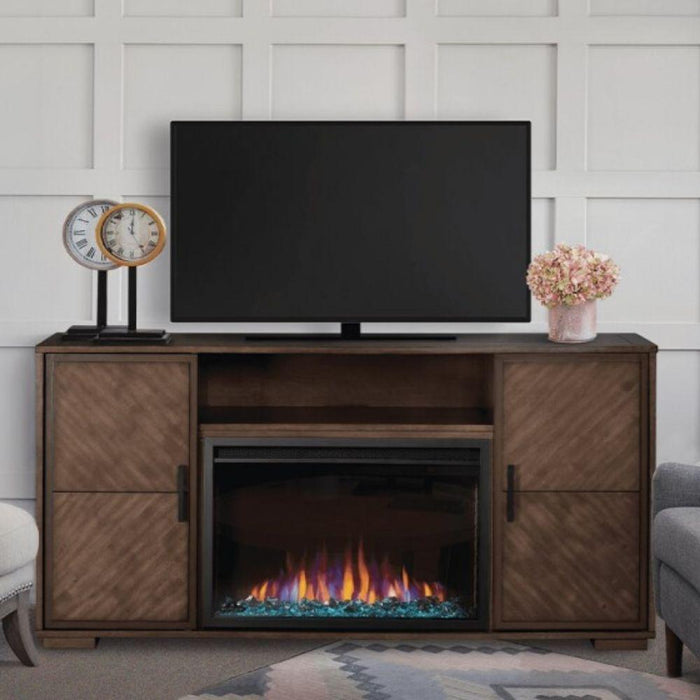 Napoleon Essential Series The Hayworth TV Stand with Electric Fireplace for 70-Inch TV (NEFP30-3620RLB)