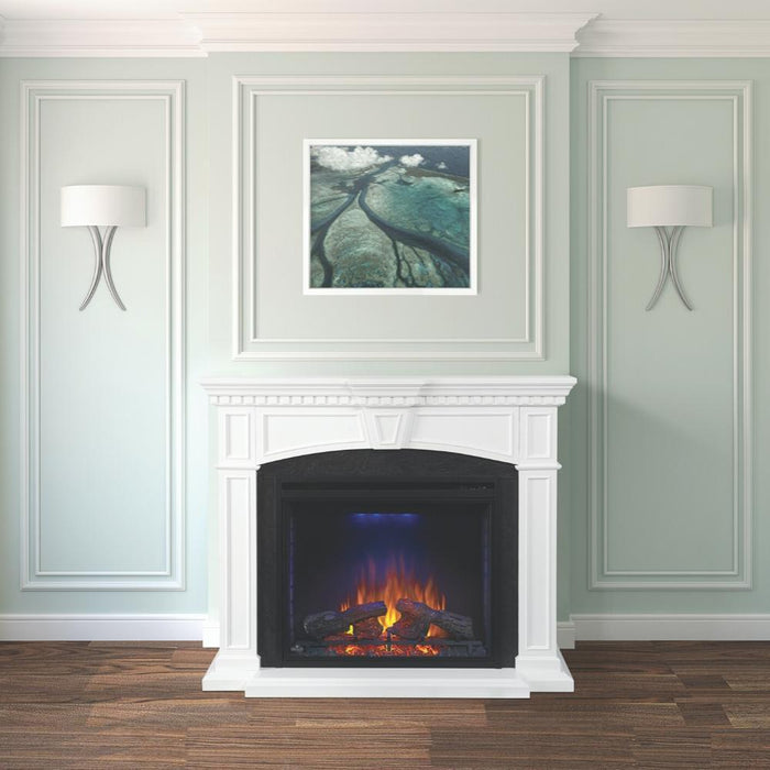 Napoleon The Taylor 33-Inch Electric Fireplace Mantel Package (NEFP33-0214W)