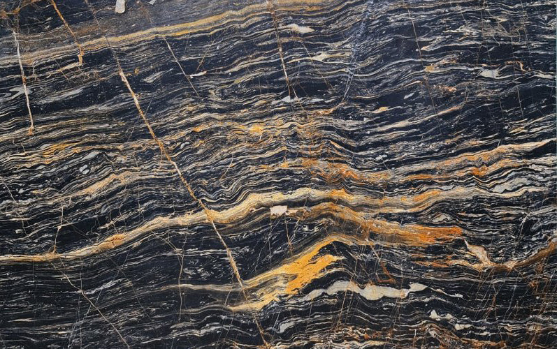 Nero Picasso Black Bookmatching Marble Slabs Polished - Livfloors Collection