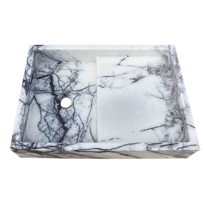 New York Marble Wall-mount Bathroom Sink Polished (W)16" (L)24" (H)5"