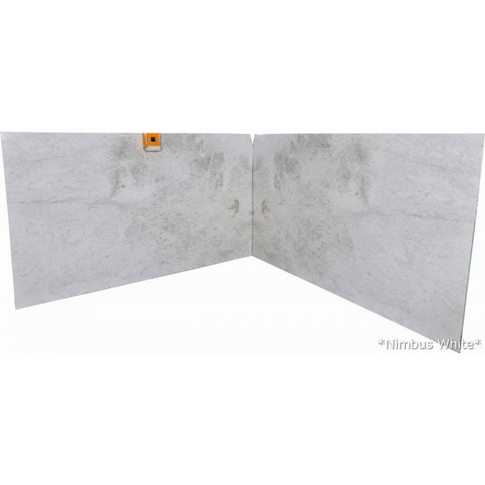 Nimbus White Translucent Bookmatching Marble Slabs Polished - Livfloors Collection