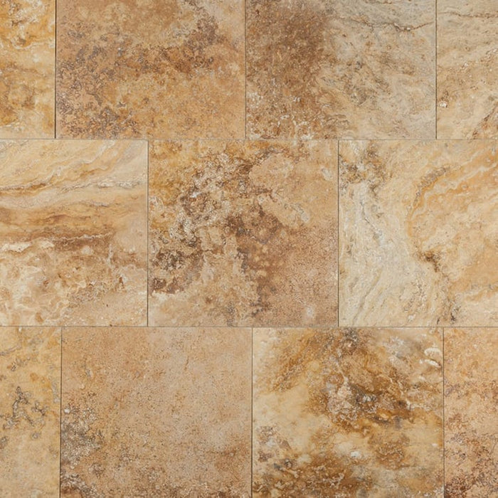 Oasis Gold Travertine Honed and Filled Floor and Wall Tile - Livfloors Collection