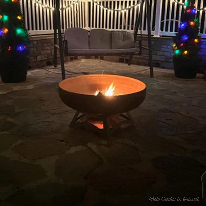 Ohio Flame Liberty Round Steel Fire Pit