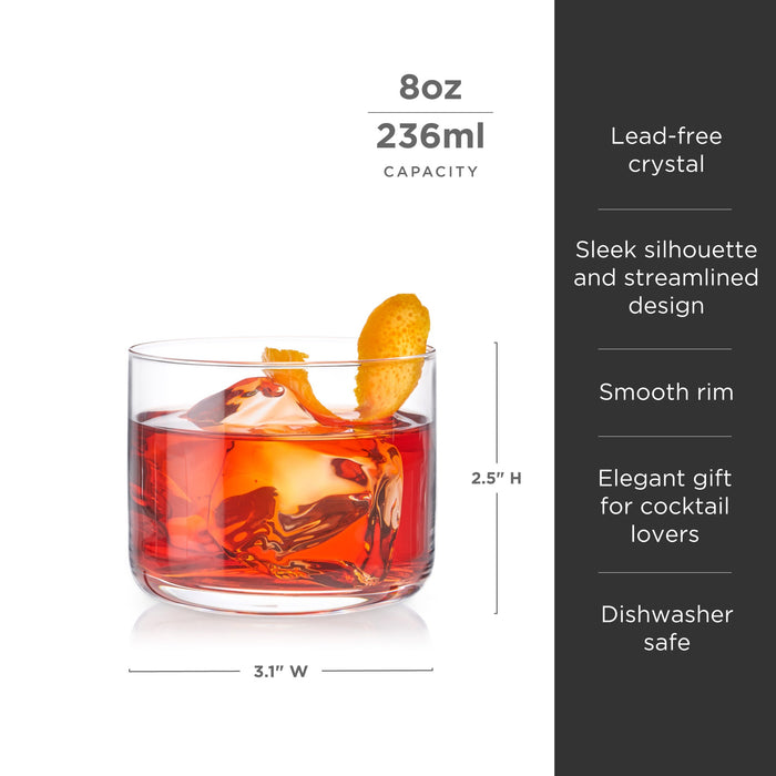 Raye Crystal Negroni Glasses