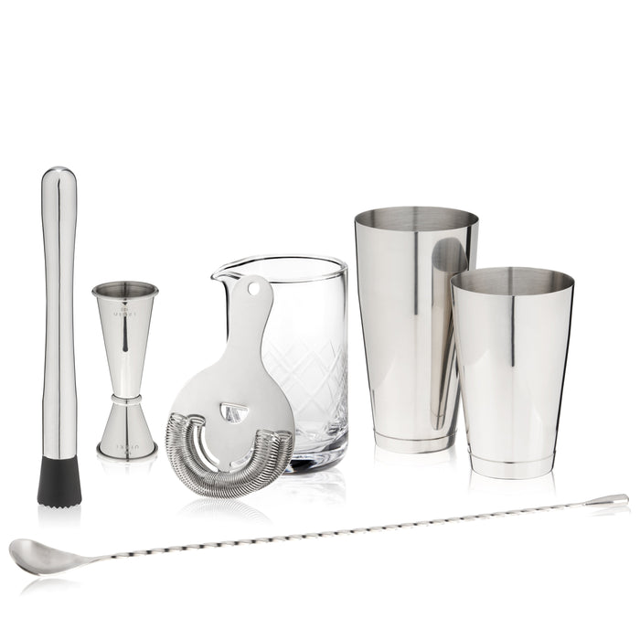 7-Piece Stainless Steel Barware Set