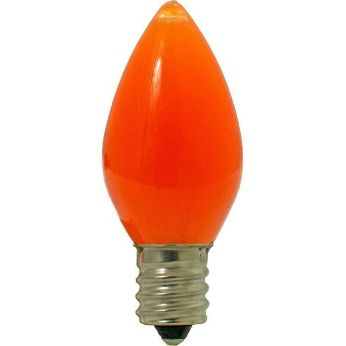 Orange Solid LED Light Bulbs