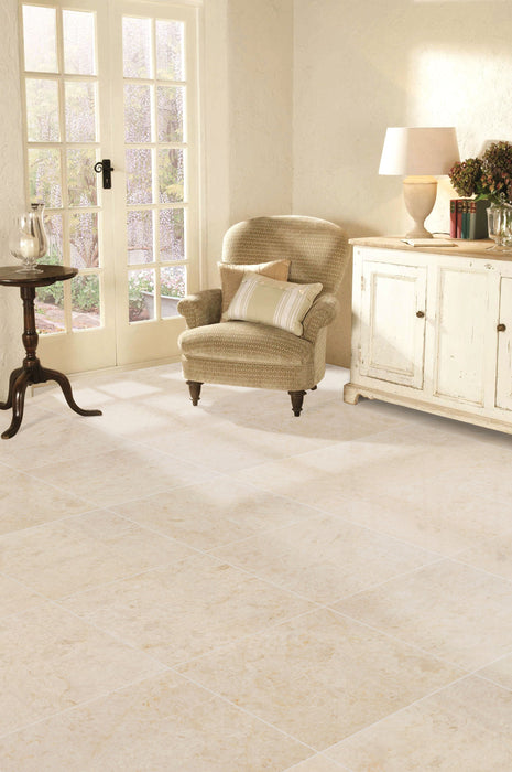 Otto Beige Marble Tiles Polished Floor and Wall Tile - Belair Collection