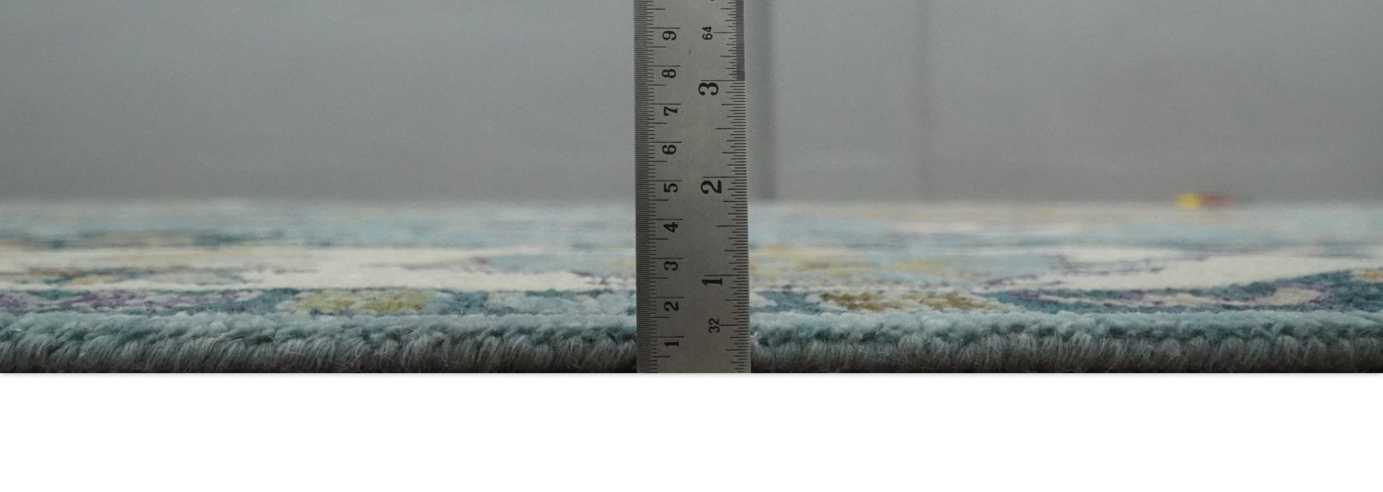 Oushak Hand Knotted Blue and Ivory Traditional Wool Multi Size wool Area Rug