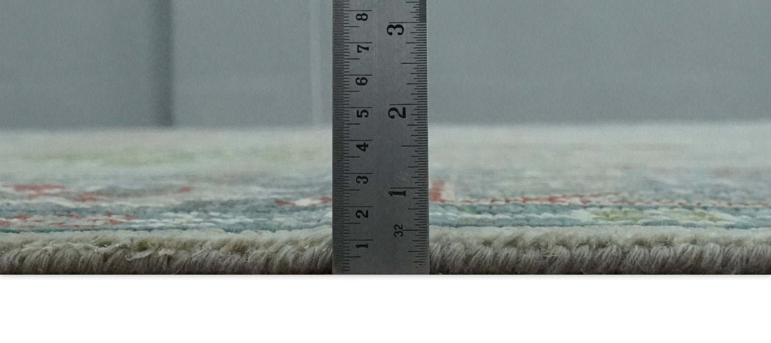 Oushak 9x12 Hand Knotted Olive and Charcoal Traditional Wool Rug