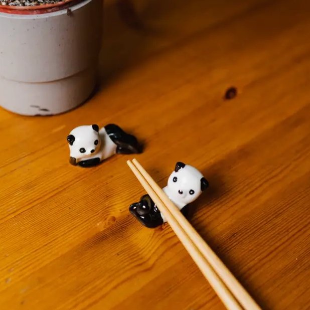 Panda Chopstick Rest | Set of 2