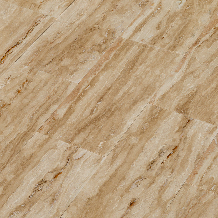 Patara Vein-cut Travertine Tiles 12"x24" Floor and Wall Tile - Belair Collection