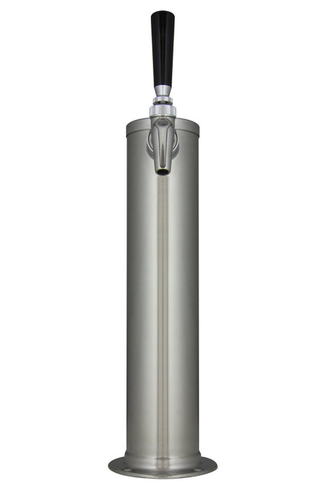 14" Tall Brushed Stainless Steel 1-Faucet Draft Beer Tower - Perlick Faucet