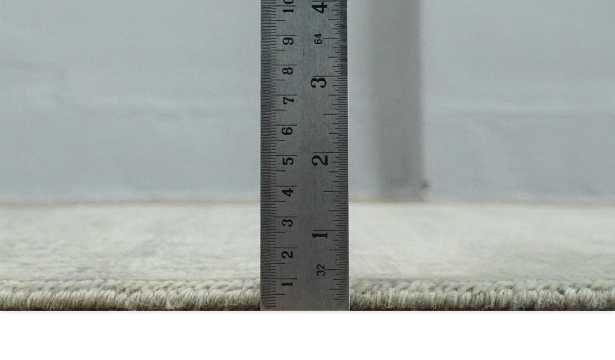 Persian Oushak 2x3 Hand Knotted Beige and Gray Traditional Wool Rug | N5423