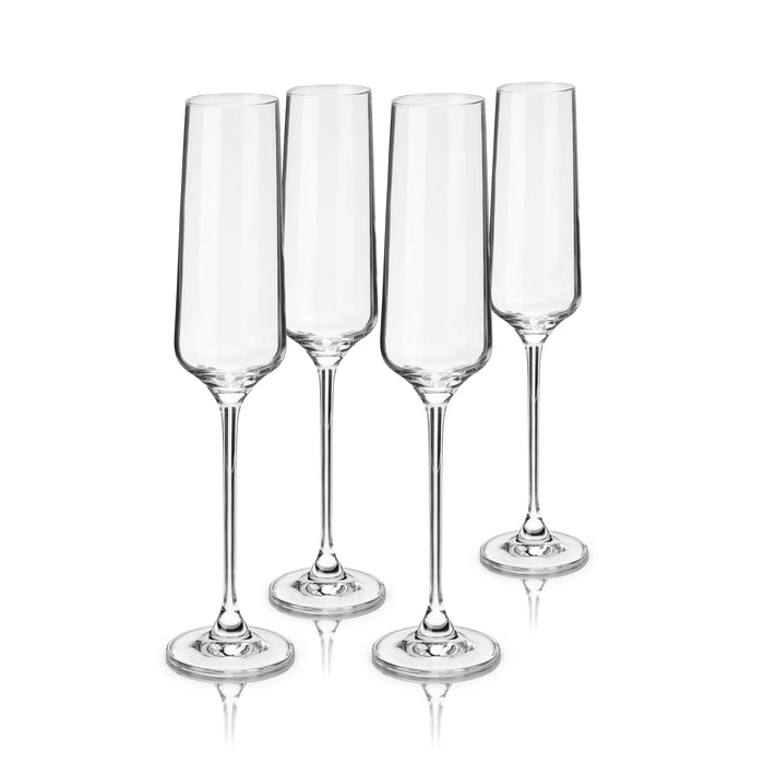 Reserve Inez Crystal Champagne Flutes Set of 4