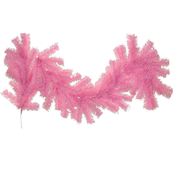 Pink Christmas Garland