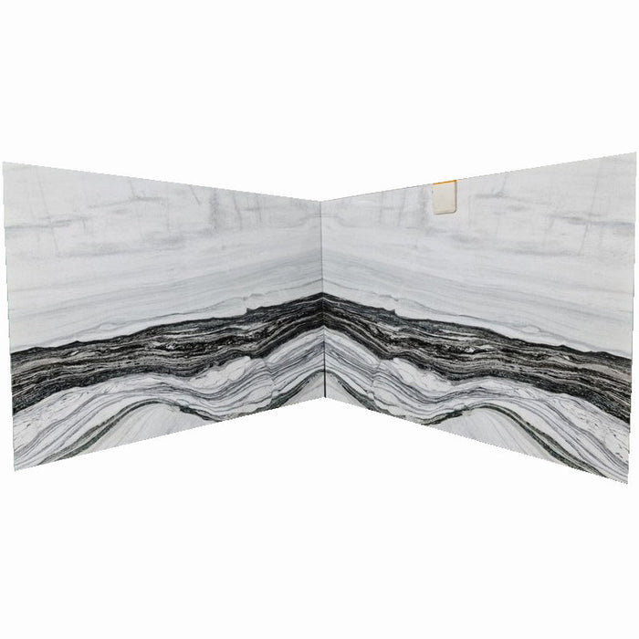 Platinum Oasis White Bookmatching Marble Slabs Polished - Livfloors Collection