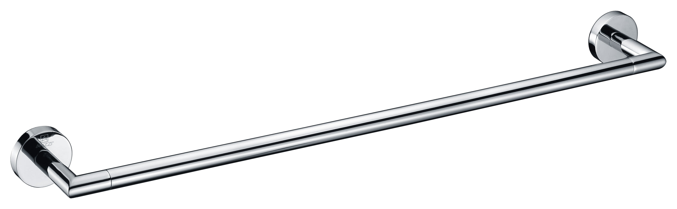 Caster 2 Series 23.07 in. Towel Bar in Polished Chrome