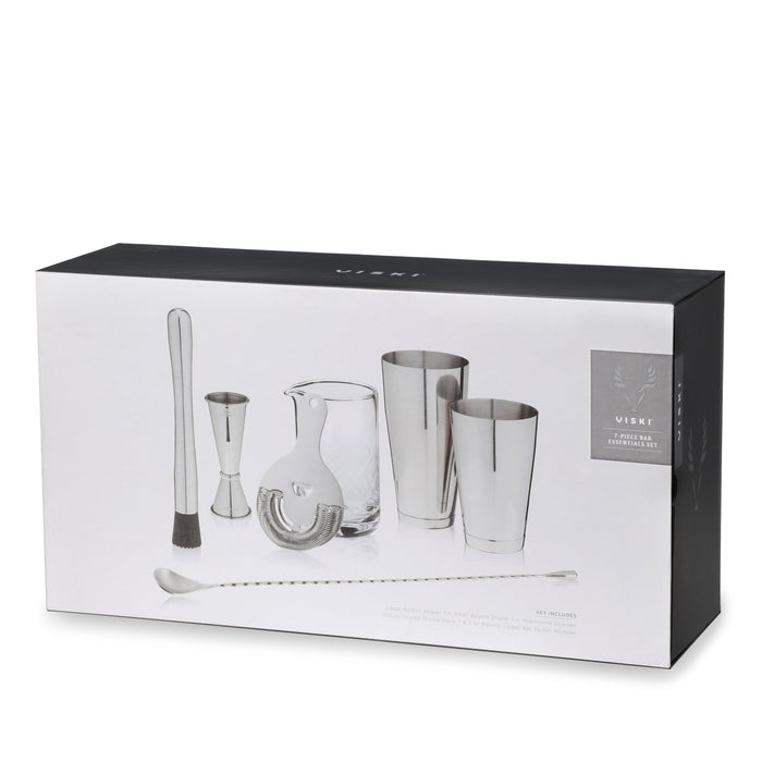 7-Piece Stainless Steel Barware Set