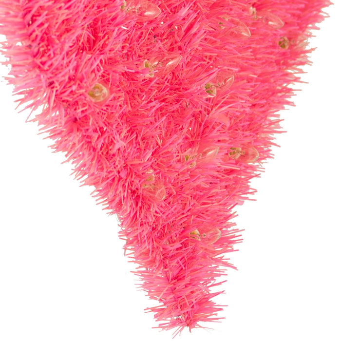 Pre-Lit Valentine's Day Tinsel Hearts with Lights