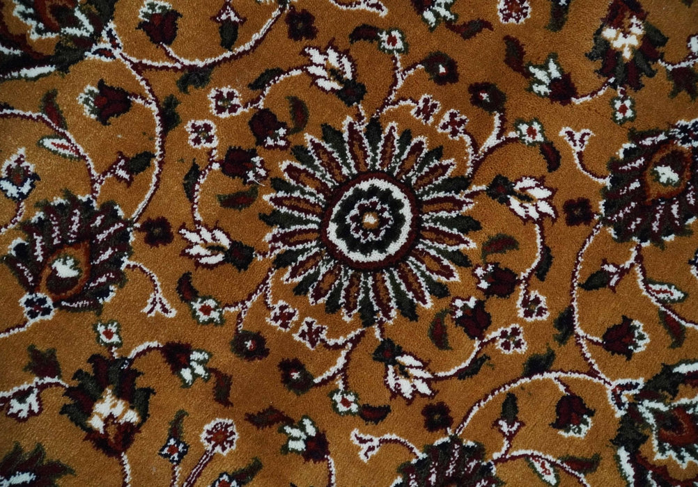 Premium Look 5x7 Rust, Ivory and Brown Traditional Floral Area Rug