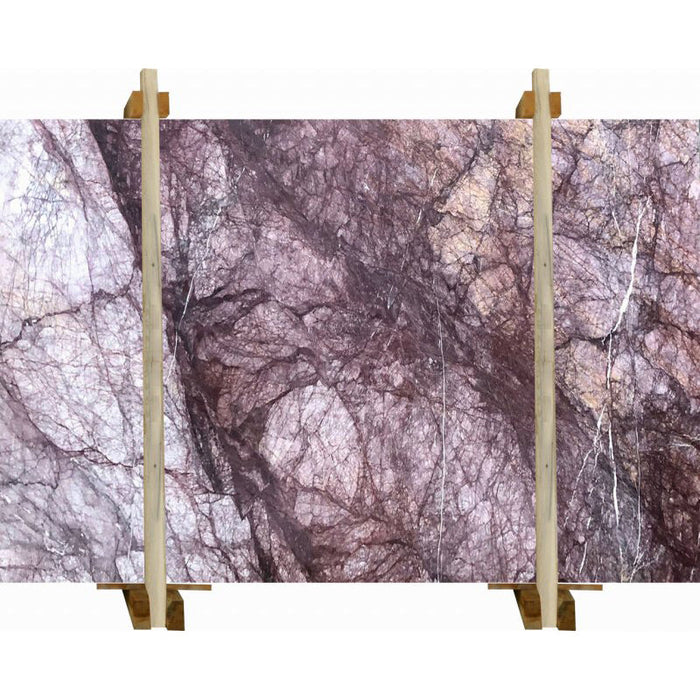 Purple Lilac Bookmatching Marble Slabs Polished - Livfloors Collection