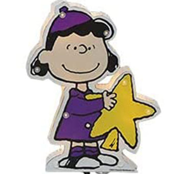 ProductWorks Peanuts Charlie Brown Joy Prelit Pathway Markers Christmas Decor