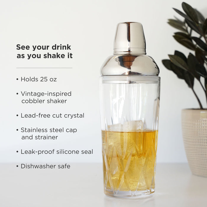 Admiral Crystal Cocktail Shaker