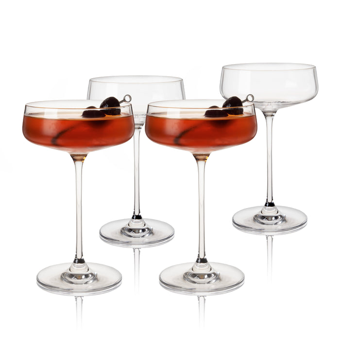 Reserve Julien Crystal Coupe Glasses Set of 4