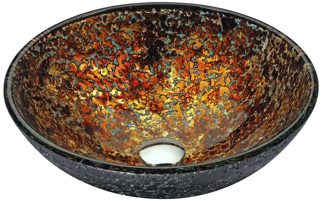 Alto Series Vessel Sink in Molten Gold