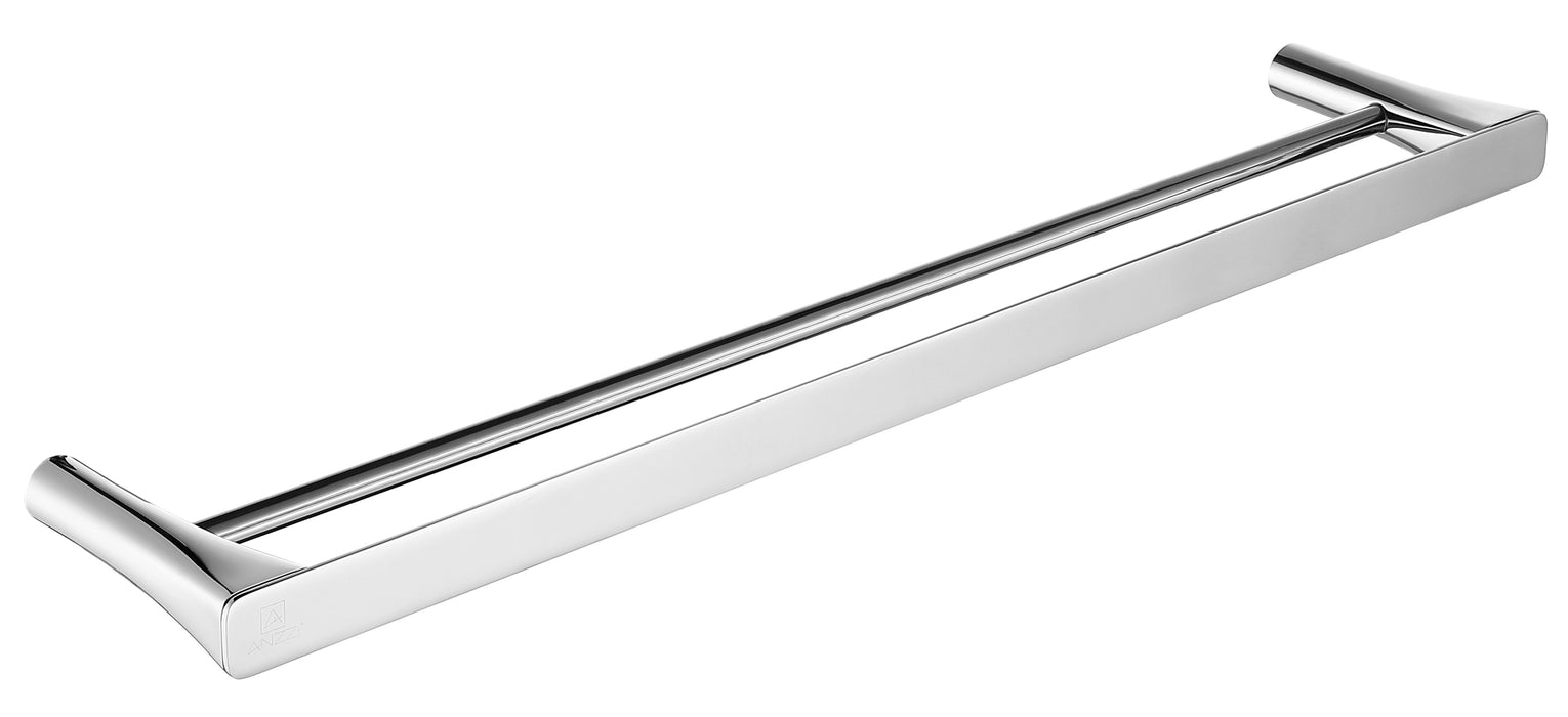 Caster 3 Series Towel Bar in Polished Chrome