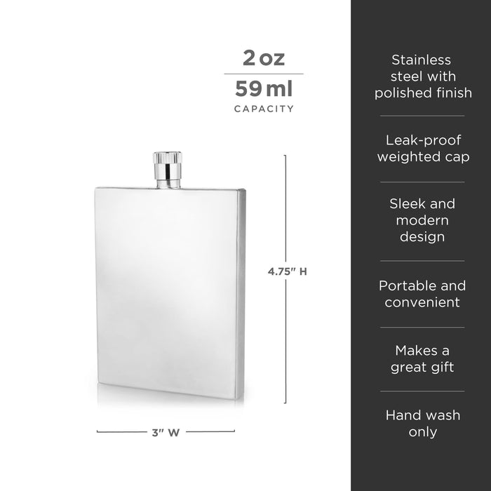 Stainless Steel Slim Flask