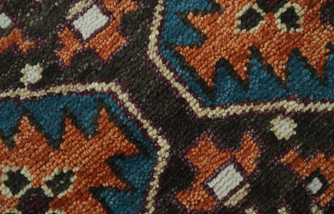 Ready to ship Rust, Ivory and Brown Oriental Traditional Area Rug