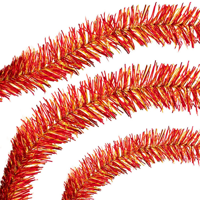 Red & Gold Tinsel Garland