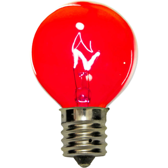 Red G40 Light Bulbs