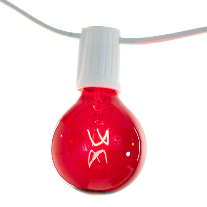 Red G50 Light Bulbs