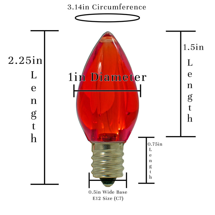 Red LED Light Bulbs