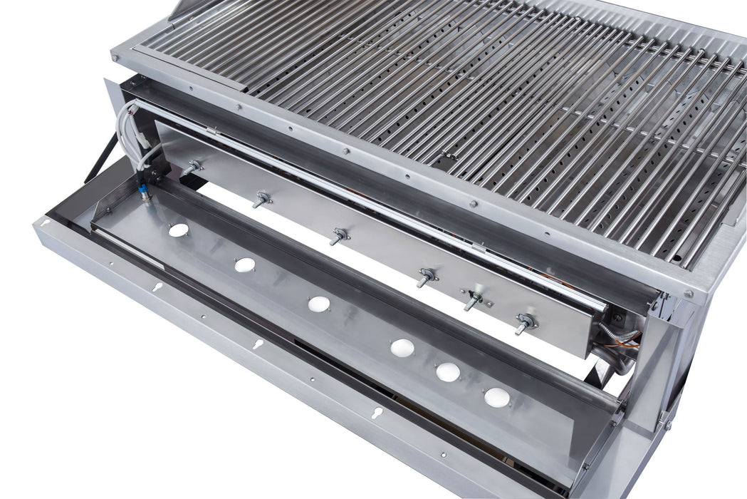 Sunstone Ruby 42-Inch 5-Burner Built-In Natural Gas Grill With Pro-Sear And Rotisserie RUBY5BIR