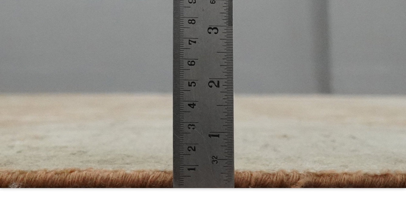 Rust and Beige Hand knotted Oriental Oushak 8x10 wool Area Rug