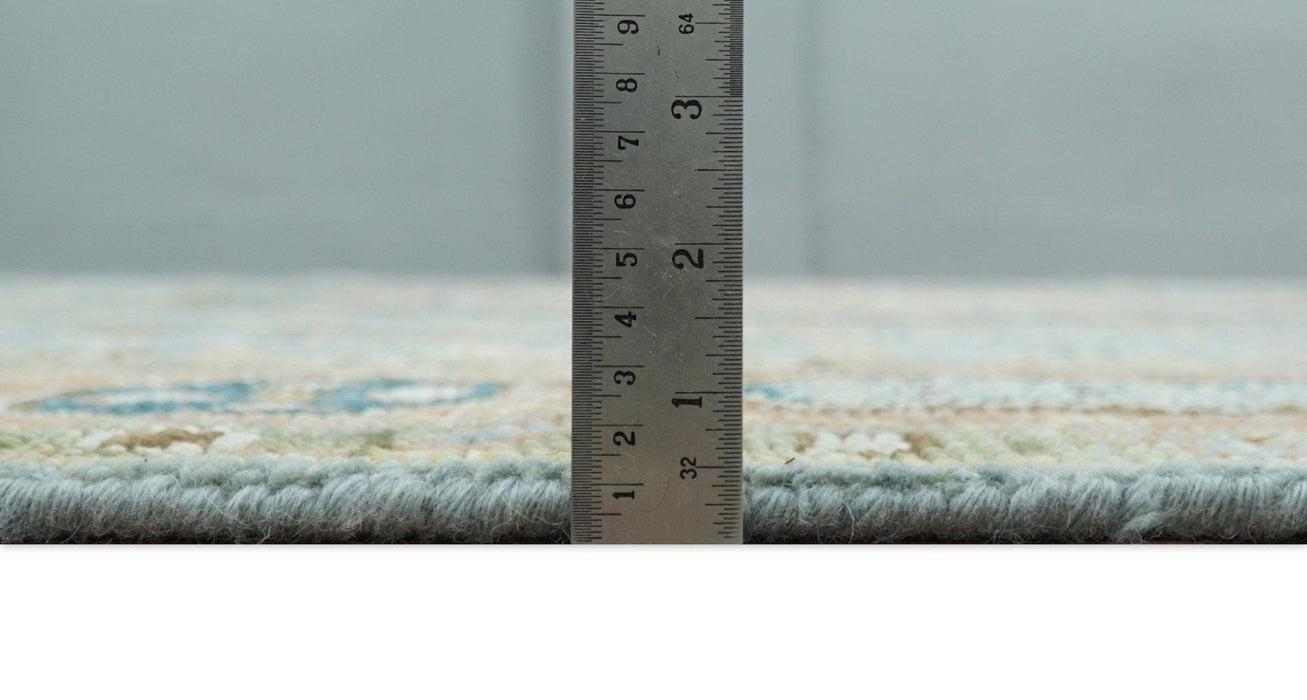 Rust and Blue Mamluk Rug 8x10, 9x12, 10x14 Hand Knotted Antique Style