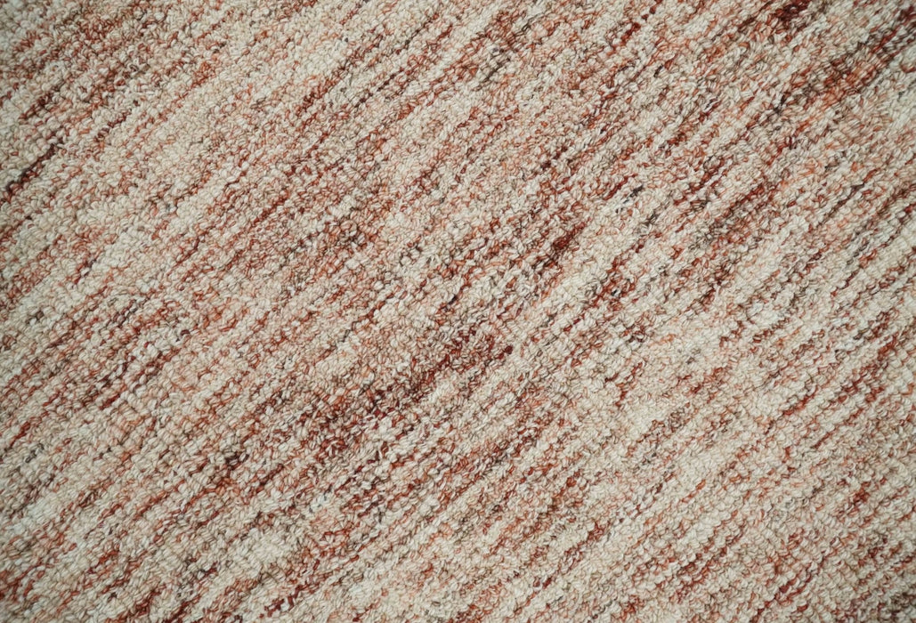 Rust and Ivory Abstract Layering Multi Size Area Rug