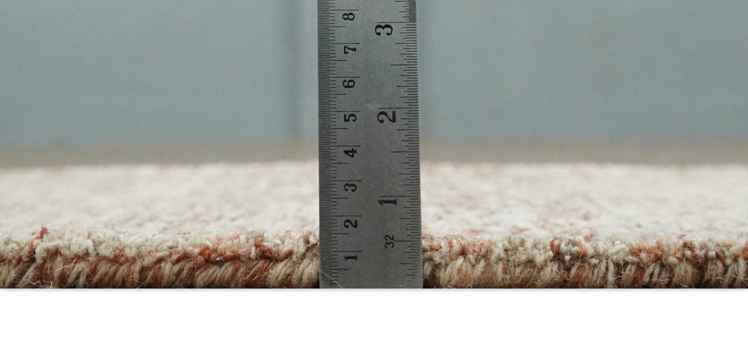 Rust and Ivory Abstract Layering Multi Size Area Rug