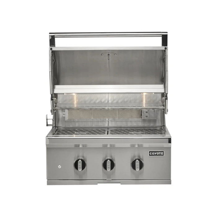 30" SL-Series Grill, 2 Burner, Sear, Briquettes, NG