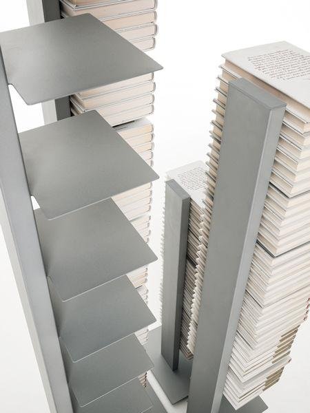 Sapiens Bookcase by Bruno Rainaldi - Medium White