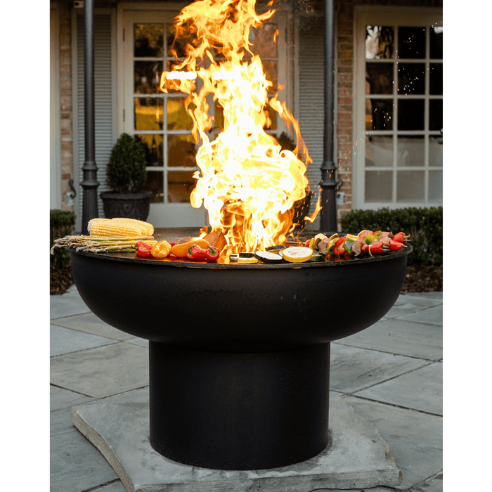 Seasons Fire Pits 22-Inch Tall Round Steel Fire Pit Grill (36CFirePitGrill)